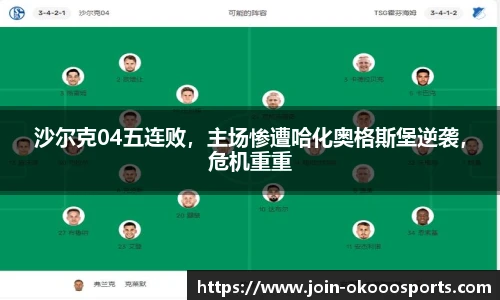 沙尔克04五连败,主场惨遭哈化奥格斯堡逆袭,危机重重